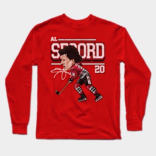 Al Secord Chicago Cartoon Long Sleeve T-Shirt